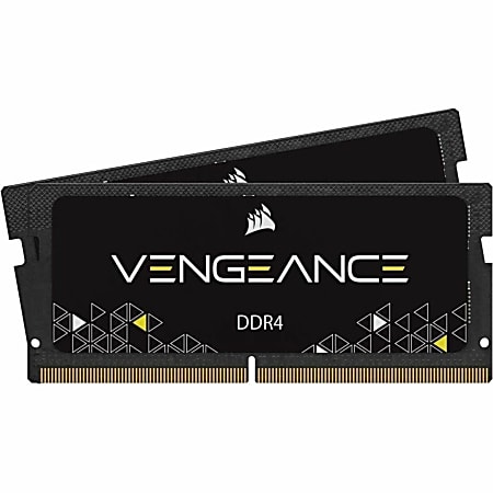 Corsair Vengeance 32GB (2x 16GB) DDR4 SDRAM Memory Kit - 32 GB (2x 16GB) - DDR4-2400/PC4-19200 DDR4 SDRAM - CMSX32GX4M2A2400C16