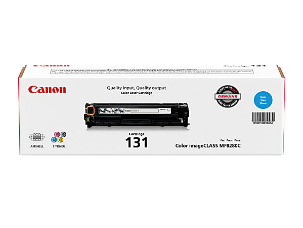 Canon® 131 Cyan, Magenta, Yellow Toner Cartridges, Pack Of 3, 131 combo