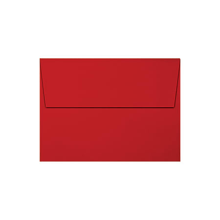 LUX Invitation Envelopes, A6, Gummed Seal, Holiday Red, Pack Of 1,000