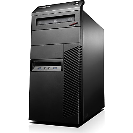 Lenovo ThinkCentre M83 10AL000YUS Desktop Computer - Intel Core i5 (4th Gen) i5-4590 3.30 GHz - 4 GB DDR3 SDRAM - 1 TB HDD - Windows 8.1 Pro 64-bit downgradable to Windows 7 Professional - Mini-tower - Business Black