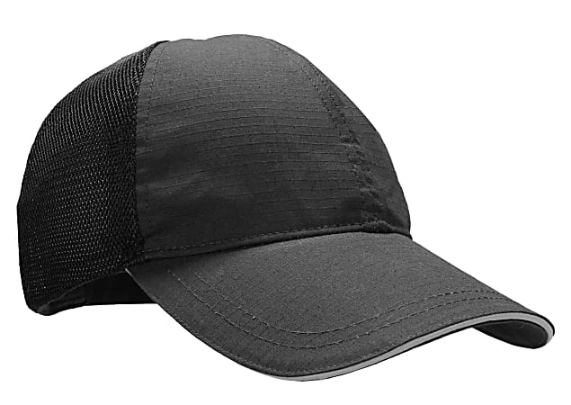 Ergodyne Skullerz 8946 Standard Baseball Cap With Bump Cap Insert, Black