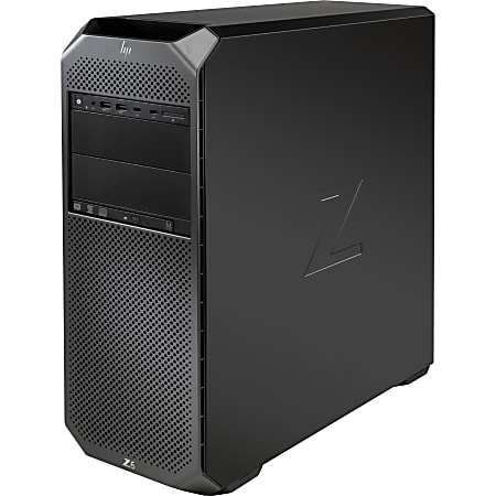 HP Z6 G4 Workstation - Intel Xeon Silver Dodeca-core 12 Core 4214 2.20 GHz - 16 GB DDR4 SDRAM RAM - 256 GB SSD - Tower - Black - Windows 10 Pro for Workstations 64-bit - Serial ATA/600 Controller