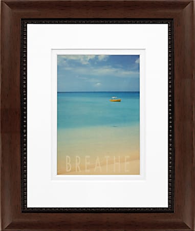 Timeless Frames Clayton Framed Coastal Artwork, 8" x 10", Brown, Blue Seas Of Barbados