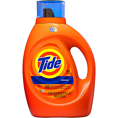 Tide Liquid Laundry Detergent - Liquid - 99.8 fl oz (3.1 quart) - Original Scent - 1 Bottle - Orange