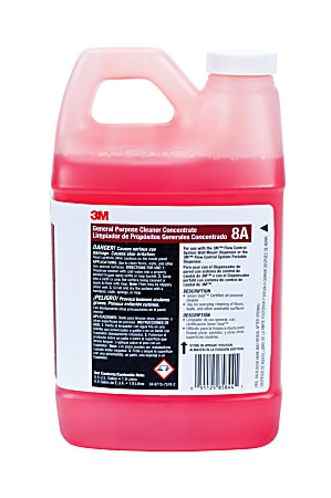 3M™ Flow Control General Purpose Cleaner Concentrate 8A, 64 Oz, Case Of 4