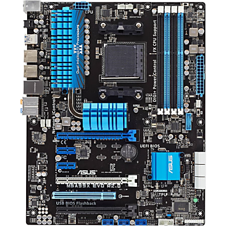 Asus M5A99X EVO R2.0 Desktop Motherboard - AMD 990X Chipset - Socket AM3+