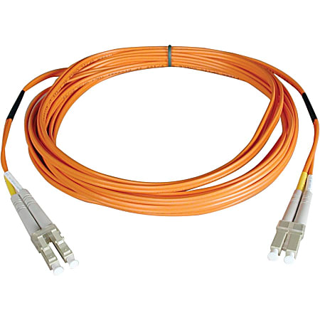 Tripp Lite 6M Duplex Multimode 50/125 Fiber Optic Patch Cable LC/LC 20' 20ft 6 Meter - LC Male Network - LC Male Network - 20ft - Orange