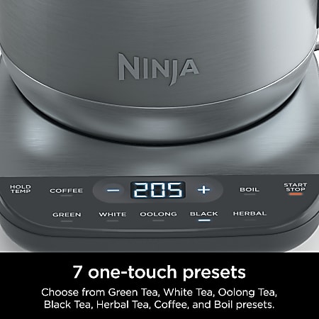 Ninja Precision Temperature 7 Cup Electric Kettle Cool Gray