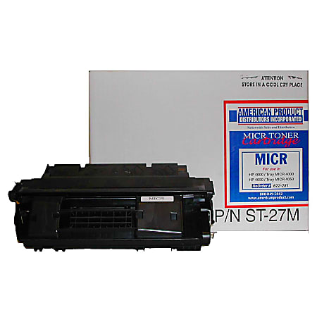 IPW 745-27X-ODP Remanufactured Black MICR Toner Cartridge Replacement For Troy 02-18791-001