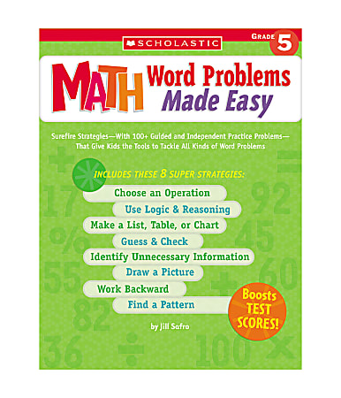 Scholastic Math Word Problems — Grade 5