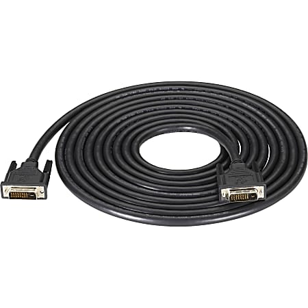 Black Box DVI Cable - DVI Male Video - DVI Male Video - 15ft