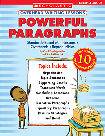 Scholastic Overhead Writing Lesson — Paragraphs