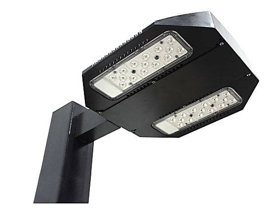 US LED QubeFlood4 LED Floodlight, 120-277V, 5000 Kelvin, 140-Watt, 16,500 Lumens, Bronze