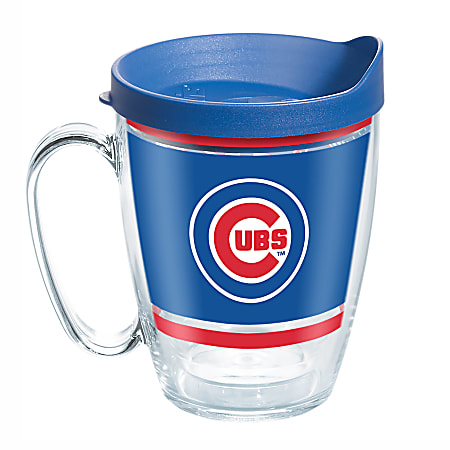 Tervis MLB Legend Coffee Mug With Lid, 16 Oz, Chicago Cubs