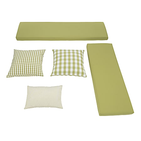 Corner cushion store bench