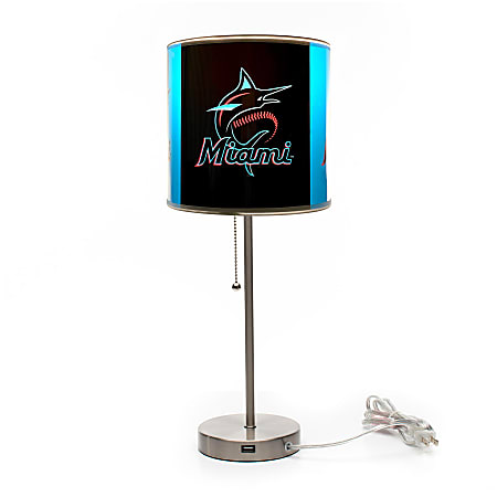 Imperial MLB Table Lamp, 19"H, Miami Marlins