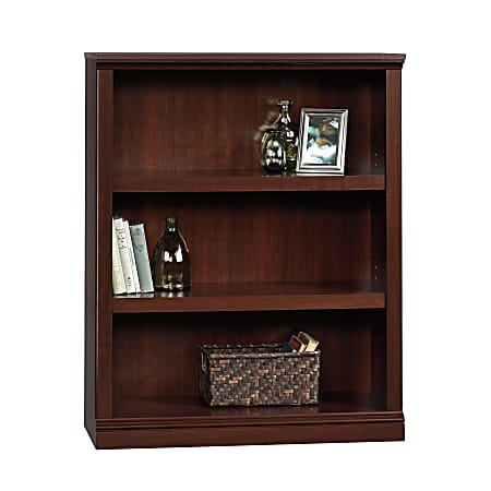 Sauder® Select 43 13/16"H 3-Shelf Transitional Bookcase, Cherry/Medium Finish, Standard Delivery