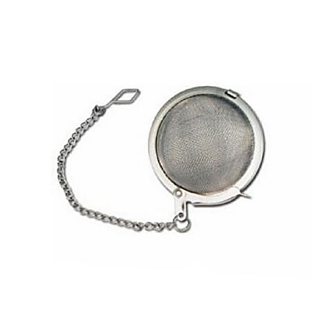 Winco Stainless Steel Tea Infuser Ball With Chain, 2"