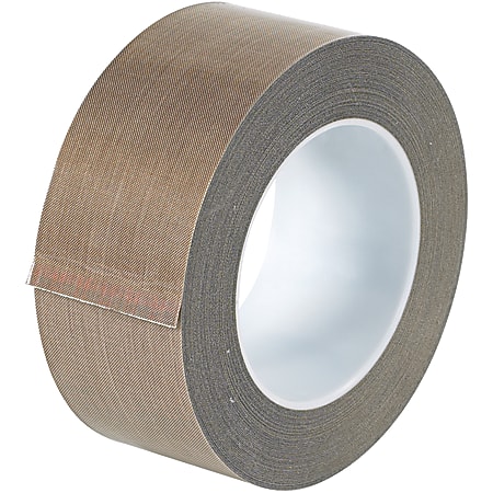 Office Depot® Brand PTFE Glass Cloth Tape, 5 Mils, 3" Core, 2" x 54', Brown