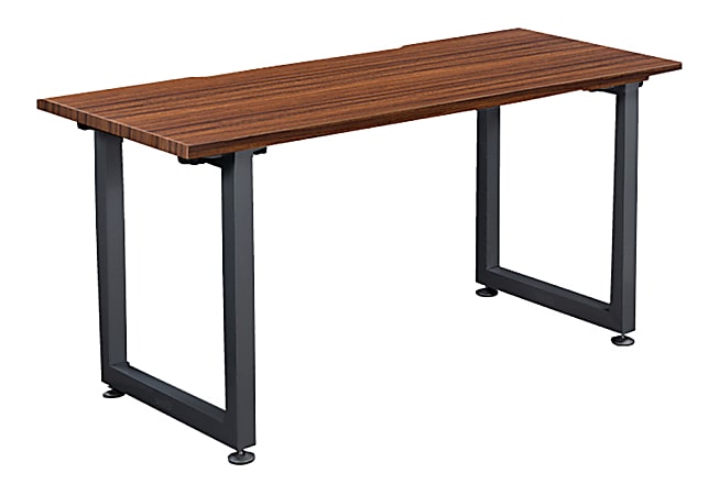 Vari Table 60"W Computer Desk, Darkwood