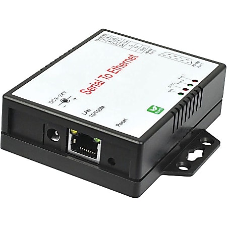 SIIG 2-Port RS-232/422/485 Serial over IP Ethernet Device Server - 64 KB - SRAM - 1 x Network (RJ-45) - 2 x Serial Port - Fast Ethernet - Desktop