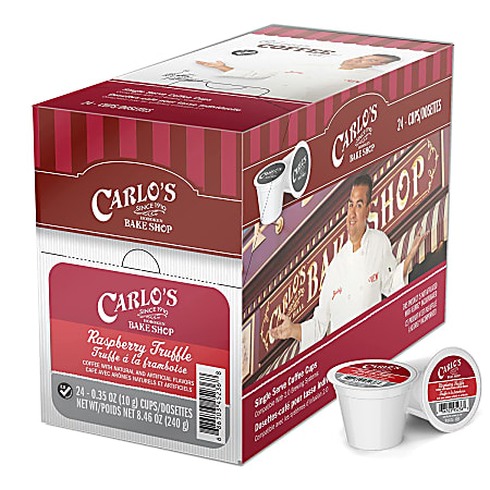 Cake Boss Single-Serve K-Cup Coffee, Raspberry Truffle, Box Of 24 Pods