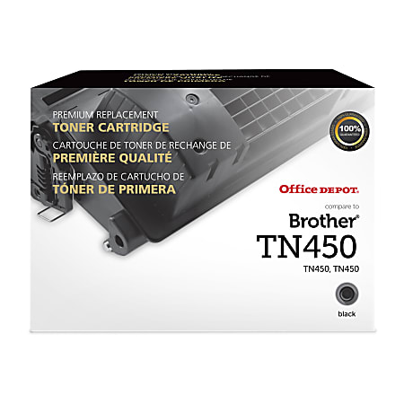 Office Depot® Brand ODTN450X2 Remanufactured Black Toner Cartridge Replacement for Brother TN450