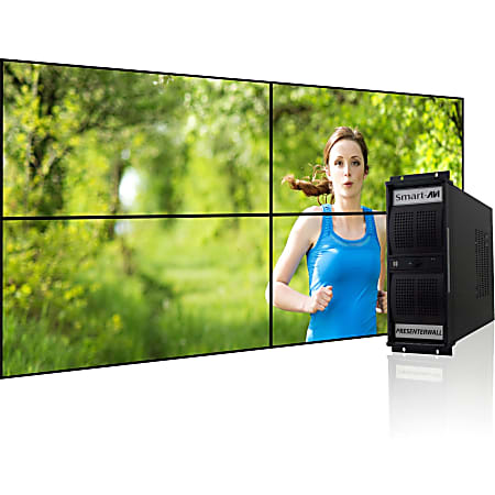 SmartAVI PresenterWall Digital Signage Appliance, Intel® Processor, 2GB Memory, 120GB Hard Drive, VW-04XVAS