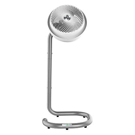 Vornado 693DC 9” Blade Adjustable Med Stand Air Circulator, 39-1/2”H x 15-1/16”W x 16”D, White