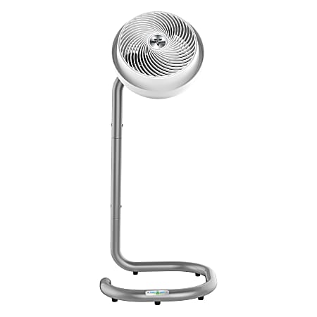 Vornado 693DC 9&rdquo; Blade Adjustable Med Stand Air Circulator, 39-1/2&rdquo;H x 15-1/16&rdquo;W x 16&rdquo;D, White