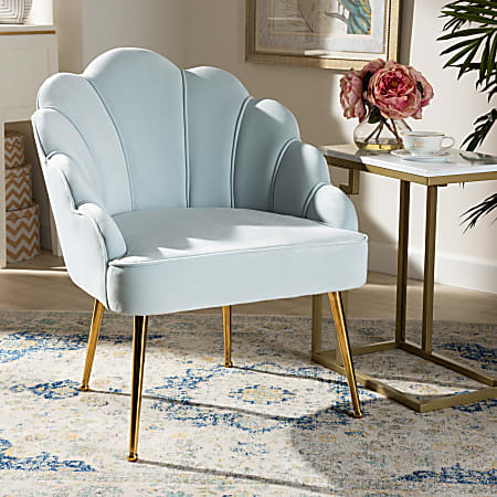 Light teal accent sale chair