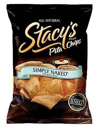 Stacy's Pita Chips, Naked, 1.5 Oz, Pack Of 24
