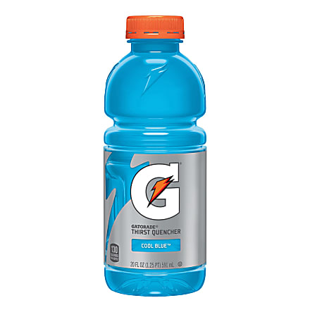 Gatorade Cool Blue, 20 Oz, Pack Of 24