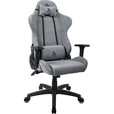 Arozzi Torretta Gaming Chair - For Gaming - Fabric, Metal, Foam - Ash