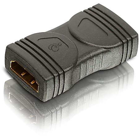 IOGEAR HDMI (F) to HDMI (F) Coupler with 4K Support - 1 x 19-pin HDMI (Type A) Digital Audio/Video Female - 1 x 19-pin HDMI (Type A) Digital Audio/Video Female - Gold Connector
