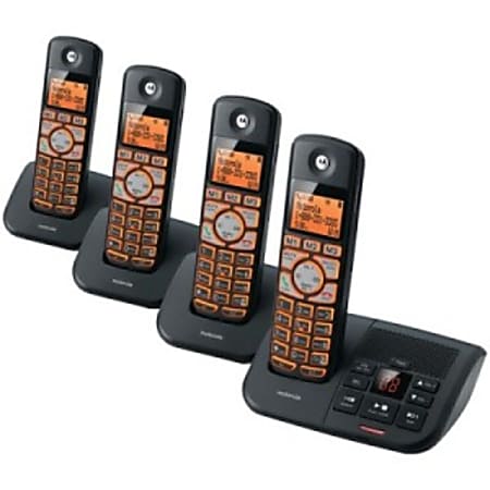 Motorola® K704 DECT 6.0 Cordless Phone System With Digital Answering Machine
