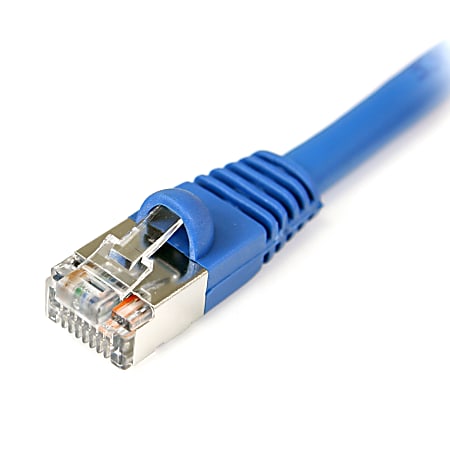 Molded 100ft Blue Cat 5E Patch Cable 