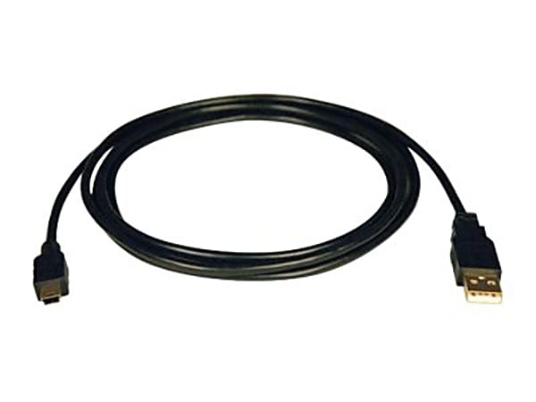 Eaton Tripp Lite Series USB 2.0 A to Mini-B Cable (A to 5Pin Mini-B, M/M), 3 ft. (0.91 m) - USB cable - USB (M) to mini-USB Type B (M) - USB 2.0 - 3 ft - molded - black