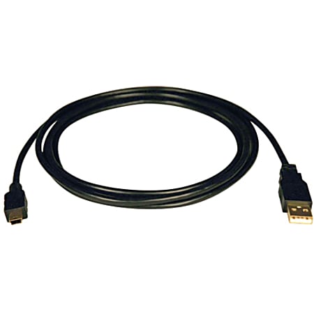 Eaton Tripp Lite Series USB 2.0 A to Mini-B Cable (A to 5Pin Mini-B, M/M), 3 ft. (0.91 m) - USB cable - U030003