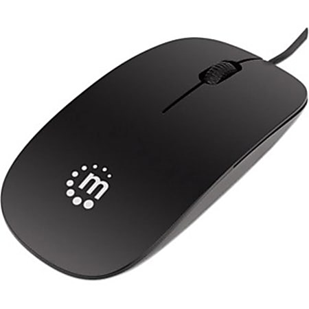 Manhattan USB Optical Mouse, Black
