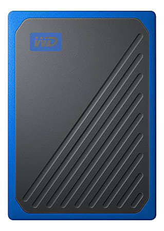WD My Passport Go Portable SSD 500GB BlackBlue - Office Depot