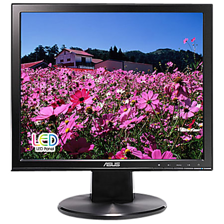 Asus VB198T P 19 SXGA LED LCD Monitor 43 Black 1280 x 1024 16.7