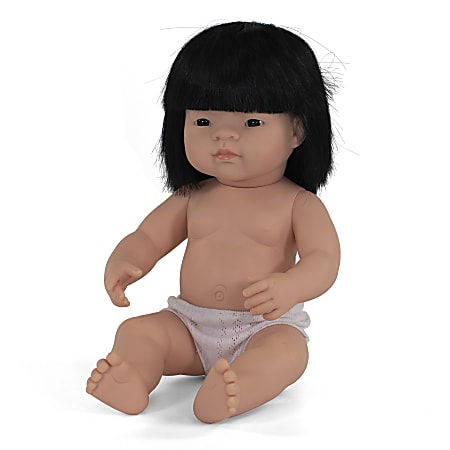 Miniland Educational Anatomically Correct 15 Baby Doll Asian Girl