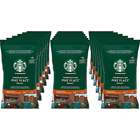 Starbucks® Pike Place Ground Coffee, Dark Roast, 2.5