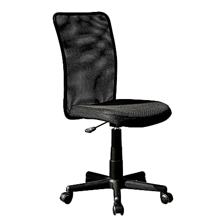 Techni Mobili Ergonomic Mesh Mid-Back Task Chair, Black, Total Qty 1, RTA9300BBK
