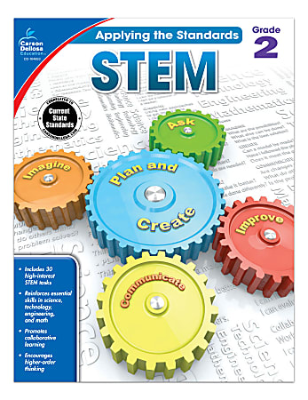 Carson-Dellosa™ Applying The Standards STEM Workbooks, Grade 2