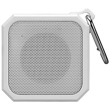 iLive Portable IPX4 Water-Resistant ISBW102W Magnetic Wireless Bluetooth® Speaker With Carabiner