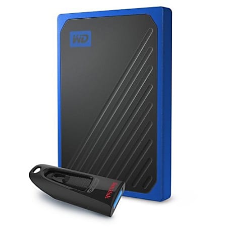 WD My Passport Go 1TB 外付けSSD Western Digital My Passport Go External SSD 1TB With SanDisk USB