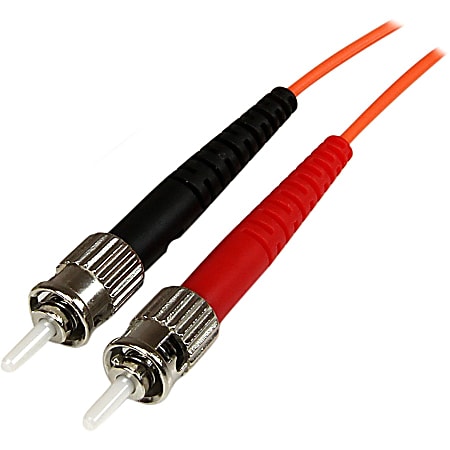 StarTech.com 1m Fiber Optic Cable - Multimode Duplex 50/125 - OFNP ...