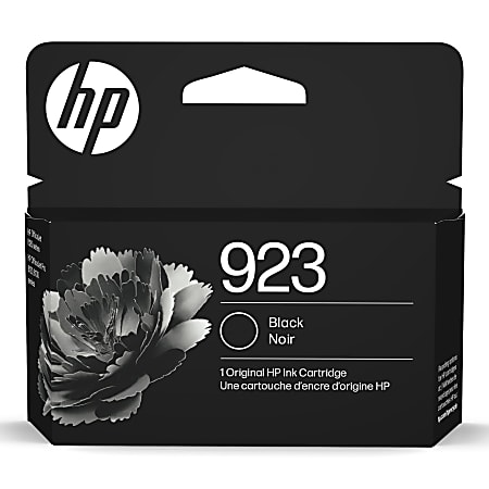 HP 923 Black Original Ink Cartridge, 4K0T3LN